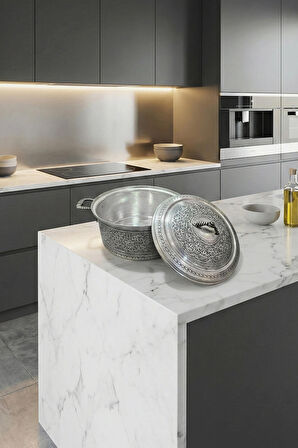 Handygoo Grand Vizier El Oyması Bakır Tencere