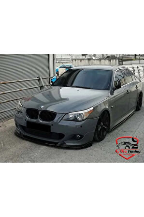 Bmw E60 - M Technic - Hamann - Flaplı Ön Tampon Ön Lip - Piano Black Vakum (2003-2010)
