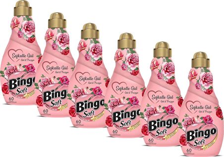 Bingo Soft Konsantre Şefkatle Gül 1440 ml Ekonomi Paketi 6'lı