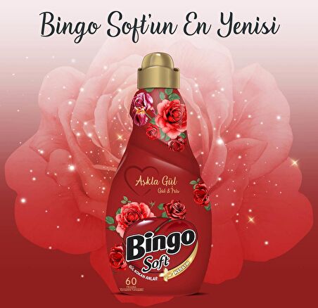 Bingo Soft Konsantre Aşkla Gül 1440 ml Ekonomi Paketi 6'lı