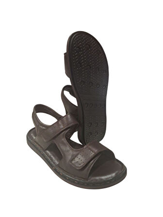 Esem 1215 Hakiki Deri Erkek Sandalet