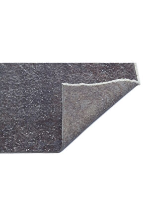 Gri Gerçek El Dokuma Eskitme Halı 140 X 266 Cm 2088