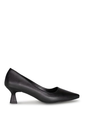 Solly T1001 MG Siyah Stiletto Topuklu Kadın Ayakkabı