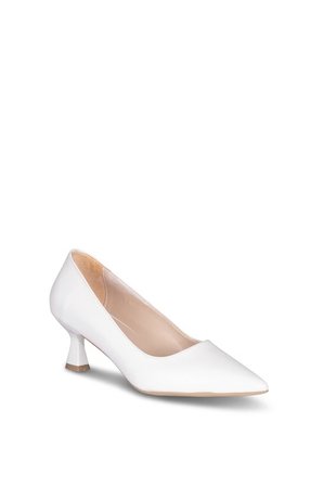 Solly T1001 MG Beyaz Stiletto Topuklu Kadın Ayakkabı