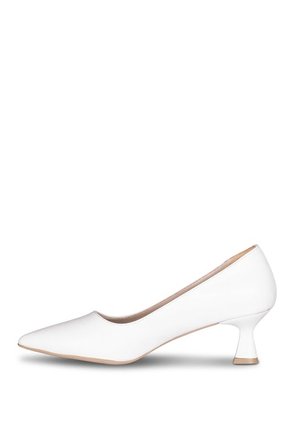 Solly T1001 MG Beyaz Stiletto Topuklu Kadın Ayakkabı