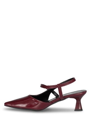 Solly T1082 MG Bordo Topuklu Kadın Ayakkabı