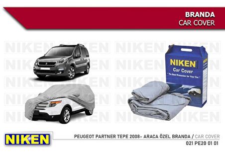 Peugeot Partner Tepee (araca özel üretim) Oto Branda Araç Örtüsü 2008 sonrası modeller Niken