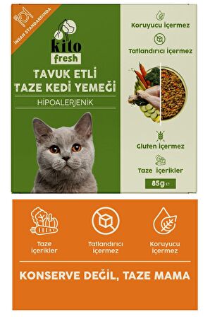 Fresh Tavuk Etli Kedi Yemeği 85 gr