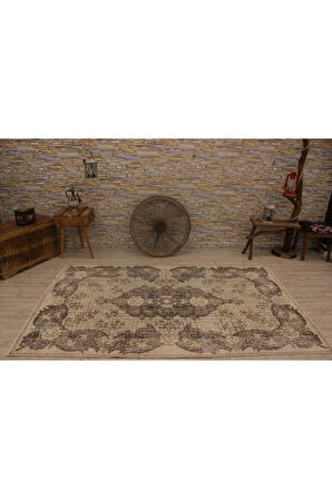 Özel Vintage Eskitme El Dokuma Halı 165 X 271