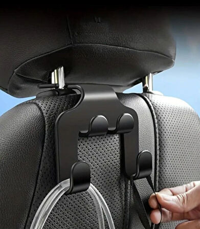 Cok fonksiyonlu araba ici koltuk arkası askı aparatı