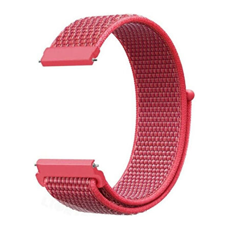 Teleplus Spovan Watch 4 Pro  Kordon Cırtcırtlı Kumaş KRD03 22MM
