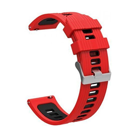 Teleplus Fossil Gen 6  Kordon Spor Tarz Silikon KRD55 22MM