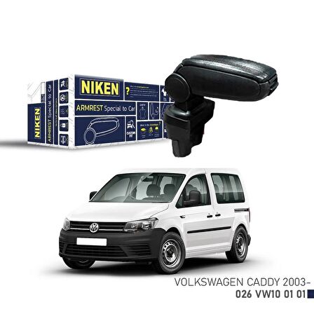 Niken VW Caddy 2003+ Sonrası Araca Özel Kol Dayama Siyah