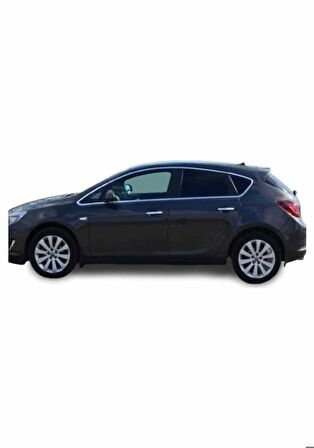 Opel Astra J Hb Cam Çıtası Çerçevesi Kromu Nikelajı Komple 2010-2014 arası