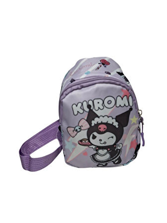 Spteks Kız Çocuk Kuromi Model Lila Renk Kuromi Figürlü Sırt Çantası