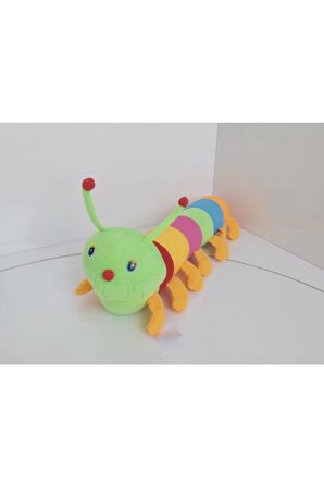 Sevimli Tırtıl Peluş Uyku Arkadaşım 60 Cm