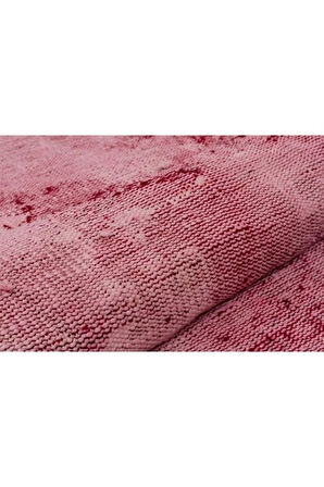 Kırmızı Modern Klasik Patchwork Eskitme Halı 116x198