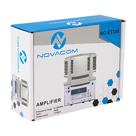 NOVACOM NC-KT340 47-862MHZ 34DB KABLO TV AMPLIFIER HAT YÜKSELTİCİ