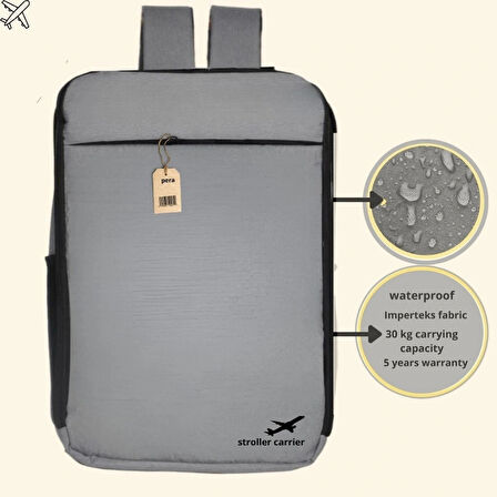 Kabin Boy Bebek Arabası Taşıma Çantası (Cybex Libelle ve GB Pockit Plus Bebek Arabalarıyla Tam Uyum)