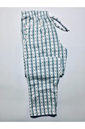 Lüx Cepli Polar Kışlık Pijama Altı