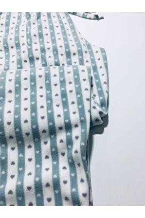 Lüx Cepli Polar Kışlık Pijama Altı