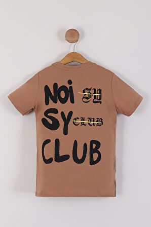 Erkek Çocuk Noi Sy Clup Arkası  Baskılı Tişört Şort 2'li Takım