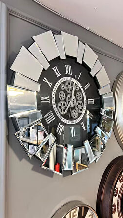 Aynalı Duvar Saat