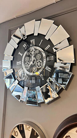 Aynalı Duvar Saat