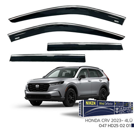 Honda Crv Kromlu Cam Rüzgarlığı Niken 2023+ sonrası uyumlu
