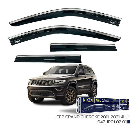 Jeep Grand Cheroke Kromlu Cam Rüzgarlığı Niken 2011-21 arası uyumlu
