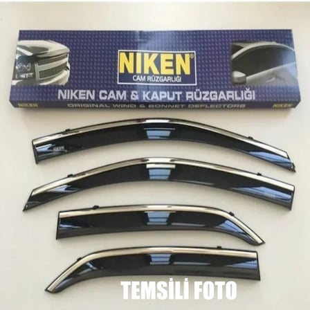 Niken Kia Sportage Cam Rüzgarlığı Kromlu 4'Lü 2023+ Sonrası