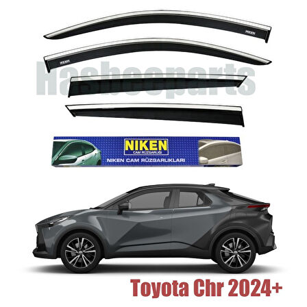 Toyota Chr Kromlu Cam Rüzgarlığı Niken 2024+ Sonrası uyumlu