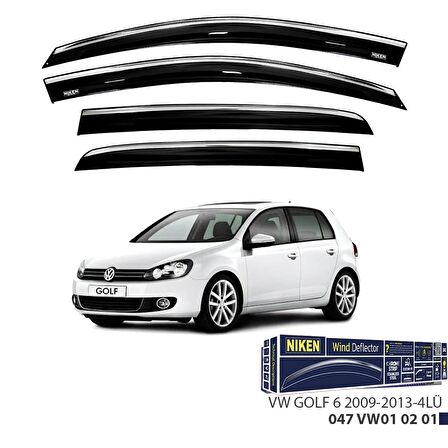 Vw Golf 5-6 Kromlu Cam Rüzgarlığı Niken 2003-2013 arası uyumlu