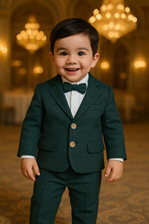 Erkek Bebek Ceketli 4 ' lü Takım