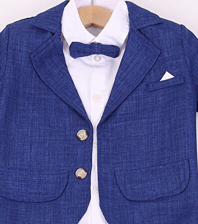 Erkek Çocuk Gabardin Pantolonlu Ceketli Takım