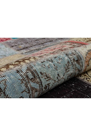160 X 210 Model : 5006 Özel Patchwork Eskitme Halı
