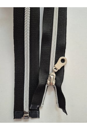 Ferace Fermuarı Silver 120 cm Uznluk En 3 cm 3