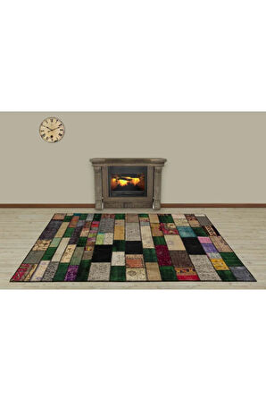 Klasik Patchwork El Dokuma Halı 160 X 230