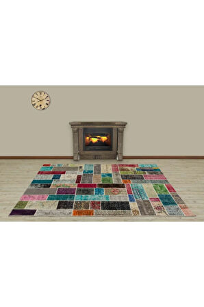 Modern Klasik Özel Patchwork Halı