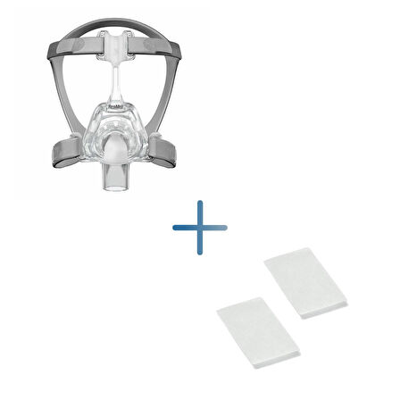 Resmed Mirage Fx CPAP Burun Maskesi+S9 ve Air Serisi Filtre 2'li