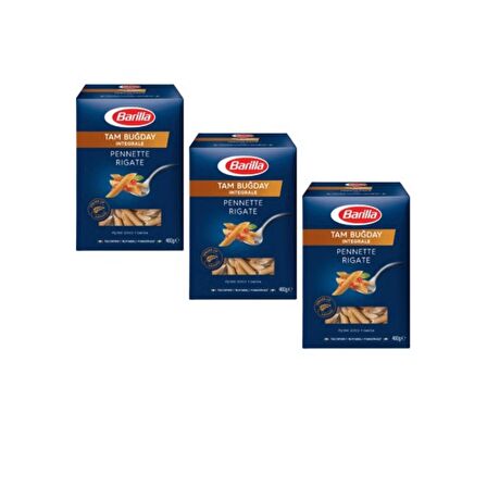 Barilla İntegrale Tam Buğday Kalem Makarna 3 x 400 G