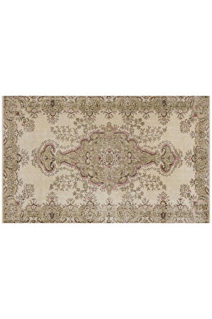 Gerçek El Dokuma Eskitme Vintage Halı 154x250 Model 7146