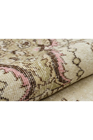 Gerçek El Dokuma Eskitme Vintage Halı 154x250 Model 7146