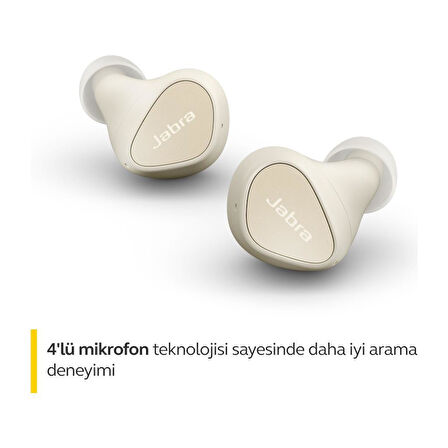 Jabra Elite 3 Kulakiçi Kablosuz Bluetooth Kulaklık Altın Bej