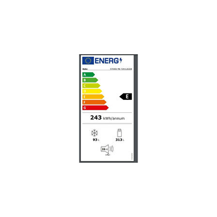 Beko 970406 MB E Enerji Sınıfı 406 L No Frost Buzdolabı