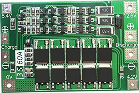 3S 60A Bms Devresi (Balanslı)