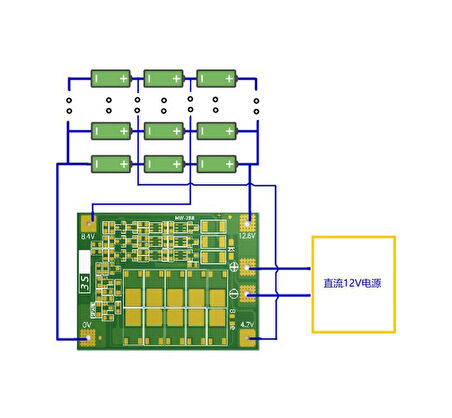 3S 60A Bms Devresi (Balanslı)