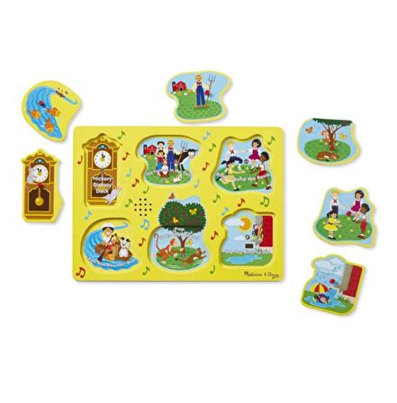 İngilizce Çocuk Şarkıları 1 2+ Yaş Büyük Boy Puzzle 6 Parça