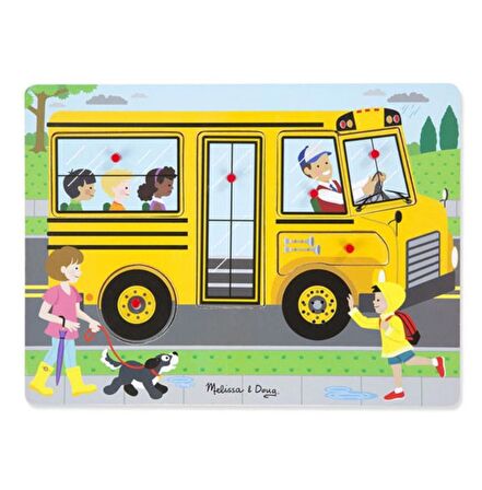 The Wheels on the Bus 2+ Yaş Büyük Boy Puzzle 6 Parça