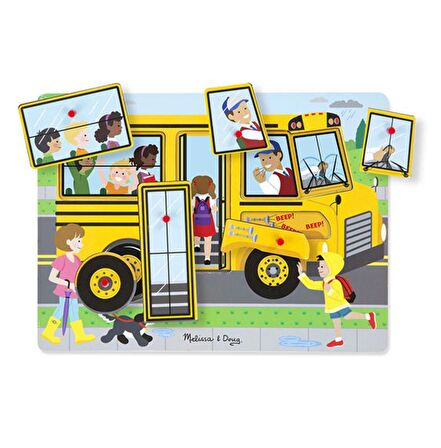 The Wheels on the Bus 2+ Yaş Büyük Boy Puzzle 6 Parça